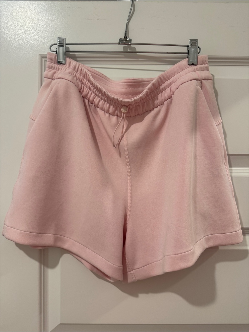 lululemon athletica Light Pink Elastic Waist Athletic Shorts